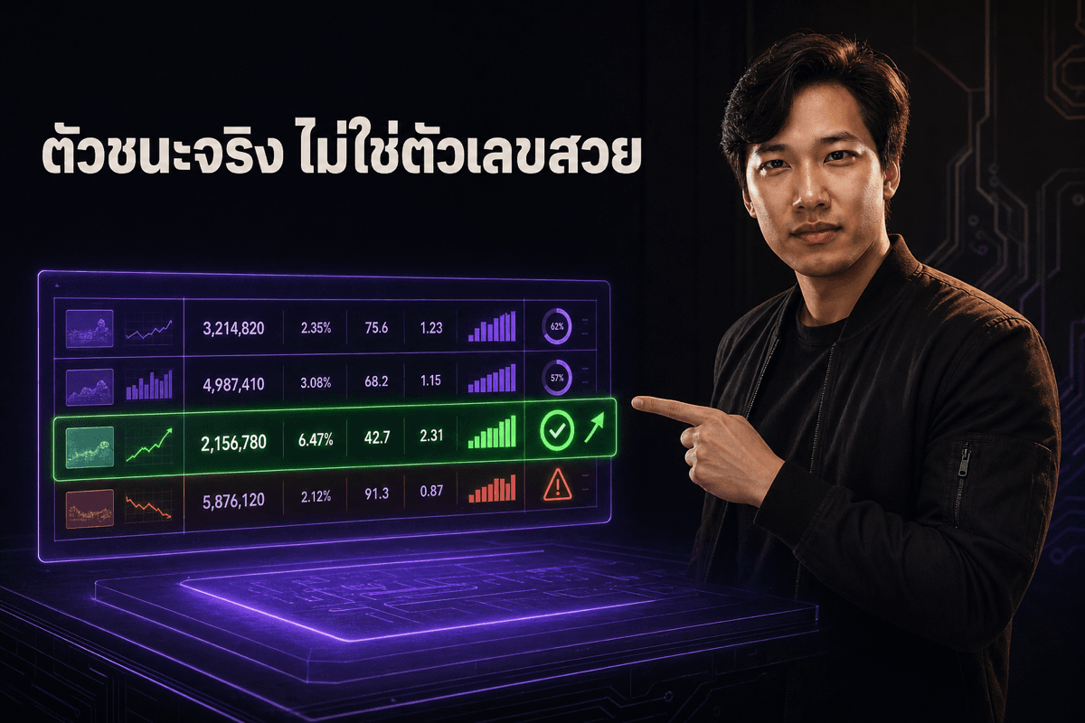 ตาราง audit ชี้ตัวชนะจริงกับกับดักตัวเลข