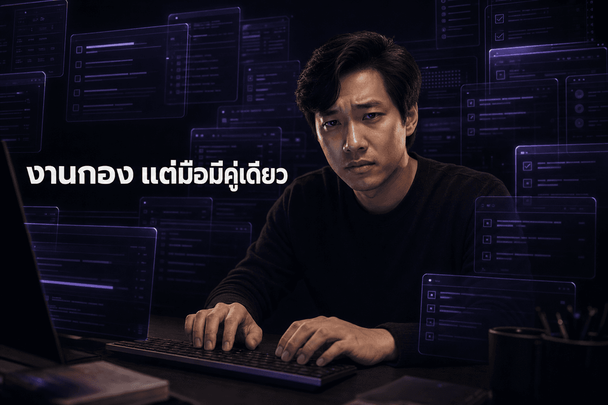 งานกองเต็มจอ มือพิมพ์ไม่ทัน
